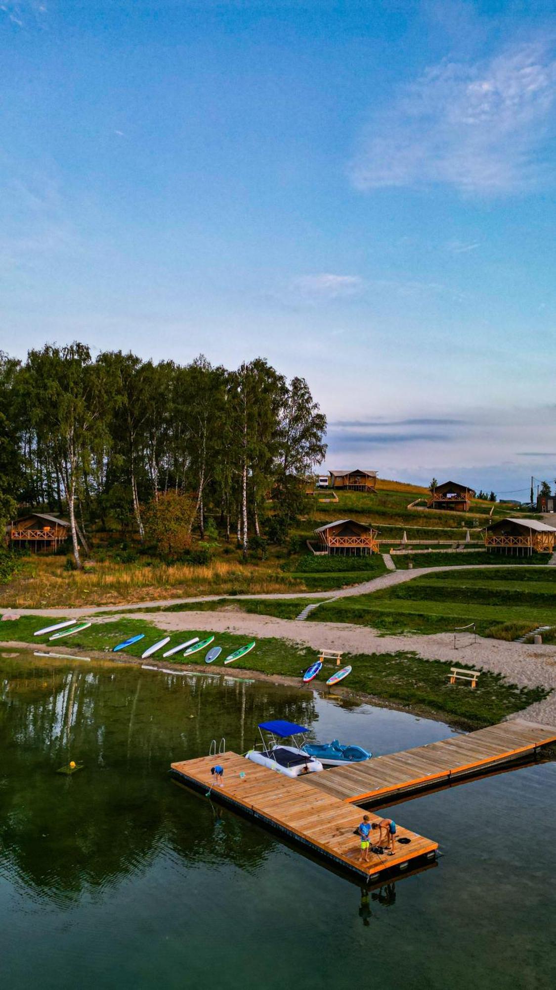 Отель Wioska Wakacyjna Glamila Стерлавки-Велке Экстерьер фото